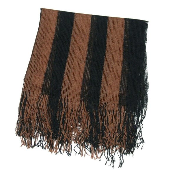 ENDI Shawl Stripe Vis Course Rayon Authentic USED - Picture 1 of 6